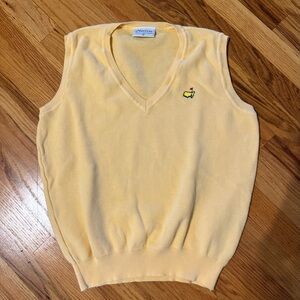 Masters Collection Yellow Sweater Vest